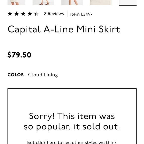 “Madewell- Captain A Line Mini Skirt size 4” - Picture 3 of 10